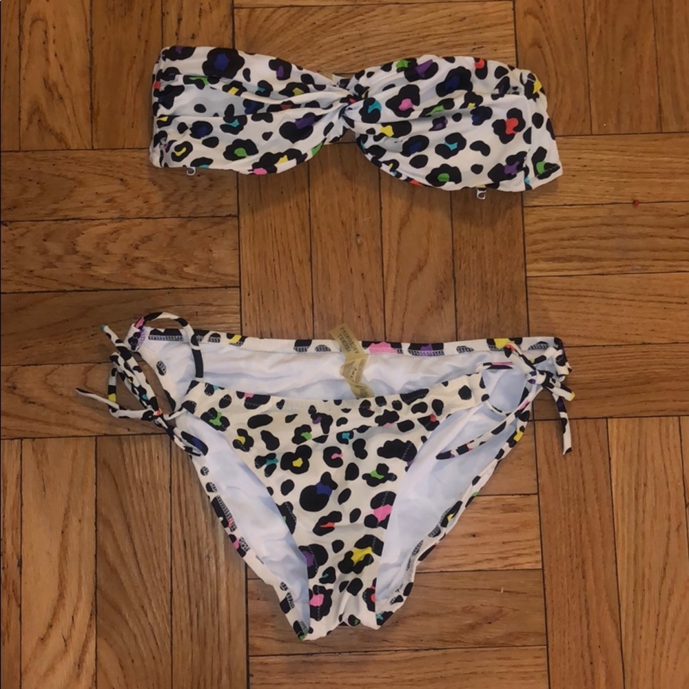 Victoria’s Secret multi cheetah print bikini